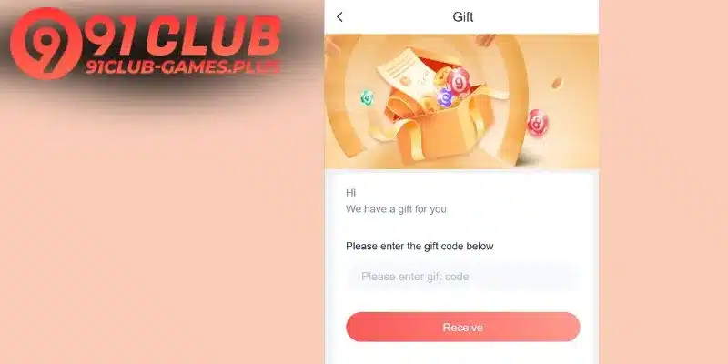 The 91 club gift code helps increase capital